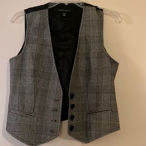Banana Republic wool plaid vest